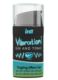 Жидкий интимный гель с эффектом вибрации Vibration! Gin   Tonic - 15 мл. - INTT - купить с доставкой в Астрахани