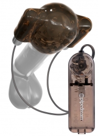 Дымчатый вибростимулятор головки пениса Dual Vibrating Head Teaser - Pipedream - в Астрахани купить с доставкой