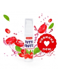 Гель-смазка Tutti-frutti со вкусом барбариса - 30 гр. - Биоритм - купить с доставкой в Астрахани