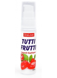 Гель-смазка Tutti-frutti со вкусом барбариса - 30 гр. - Биоритм - купить с доставкой в Астрахани