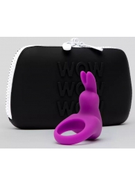Фиолетовое эрекционное виброкольцо Happy Rabbit Cock Ring Kit - Happy Rabbit - в Астрахани купить с доставкой