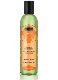 Массажное масло Naturals Tropical Mango с ароматом манго - 236 мл. - Kama Sutra - купить с доставкой в Астрахани