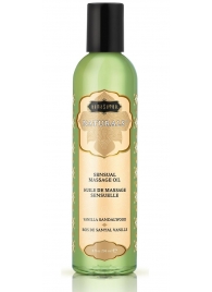 Массажное масло Naturals Vanilla Sandalwood с ароматом ванили и сандала - 236 мл. - Kama Sutra - купить с доставкой в Астрахани