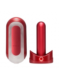 Красный мастурбатор Flip Zero Red   Warmer с подогревом - Tenga - в Астрахани купить с доставкой