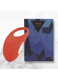 Красное кольцо с вибрацией Thor Cockring - FeelzToys - в Астрахани купить с доставкой