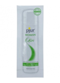 Лубрикант на водной основе pjur WOMAN Aloe - 2 мл. - Pjur - купить с доставкой в Астрахани