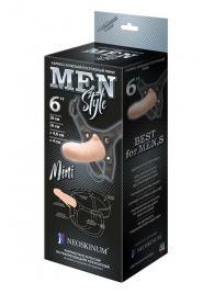 Пустотелый фаллопротез MEN STYLE - 17,5 см. - LOVETOY (А-Полимер) - купить с доставкой в Астрахани