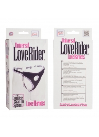 Трусы для страпона с универсальным креплением Universal Love Rider Luxe Harness - California Exotic Novelties - купить с доставкой в Астрахани