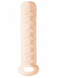 Телесный фаллоудлинитель Homme Long - 13,5 см. - Lola Games - в Астрахани купить с доставкой