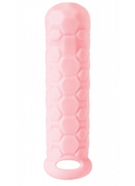Розовый фаллоудлинитель Homme Long - 15,5 см. - Lola Games - в Астрахани купить с доставкой