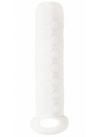 Белый фаллоудлинитель Homme Long - 13,5 см. - Lola Games - в Астрахани купить с доставкой
