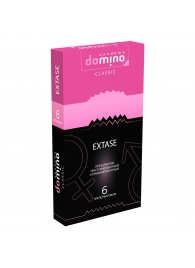 Презервативы с точками и рёбрышками DOMINO Classic Extase - 6 шт. - Domino - купить с доставкой в Астрахани