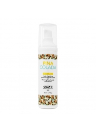 Разогревающее массажное масло с ароматом пина колада Gourmet Pina Colada - 50 мл. - Exsens - купить с доставкой в Астрахани