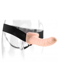Полый страпон 8  Hollow Strap-On телесного цвета - 19 см. - Pipedream - купить с доставкой в Астрахани