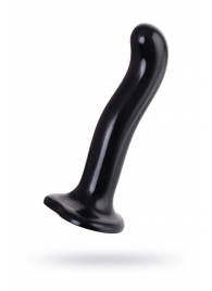 Черный стимулятор для пар P G-Spot Dildo Size L - 19 см. - Strap-on-me - в Астрахани купить с доставкой