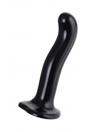 Черный стимулятор для пар P G-Spot Dildo Size L - 19 см. - Strap-on-me - в Астрахани купить с доставкой
