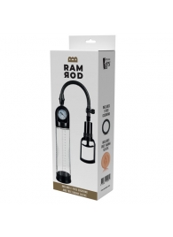 Прозрачная вакуумная помпа с манометром Deluxe Penis Pump - Dream Toys - в Астрахани купить с доставкой