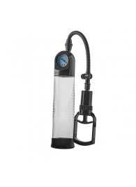 Прозрачная вакуумная помпа с манометром Deluxe Penis Pump - Dream Toys - в Астрахани купить с доставкой