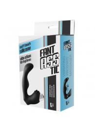 Черный вибромассажер простаты FantASStic Vibrating Prostate Massager - 11,3 см. - Dream Toys - в Астрахани купить с доставкой