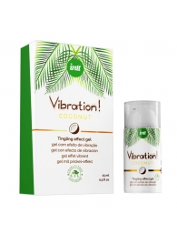 Возбуждающий гель с ароматом кокоса Vibration Coconut - 15 мл. - INTT - купить с доставкой в Астрахани
