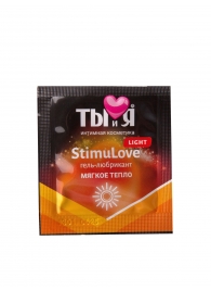 Разогревающий гель-лубрикант Stimulove Light в одноразовой упаковке - 4 гр. - Биоритм - купить с доставкой в Астрахани