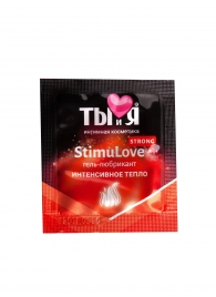 Разогревающий гель-лубрикант Stimulove Strong в одноразовой упаковке - 4 гр. - Биоритм - купить с доставкой в Астрахани