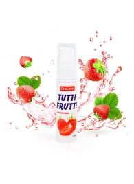 Гель-смазка Tutti-frutti с земляничным вкусом - 30 гр. - Биоритм - купить с доставкой в Астрахани