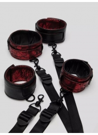 Изысканный набор фиксаций на кровати Reversible Under Mattress Restraint Set - Fifty Shades of Grey - купить с доставкой в Астрахани
