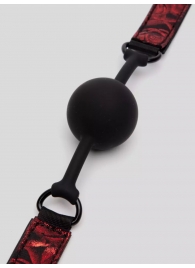 Кляп-шар на двусторонних ремешках Reversible Silicone Ball Gag - Fifty Shades of Grey - купить с доставкой в Астрахани