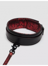 Стильный ошейник с поводком Reversible Faux Leather Collar and Lead - Fifty Shades of Grey - купить с доставкой в Астрахани