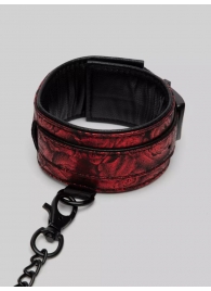 Красно-черные оковы Reversible Faux Leather Ankle Cuffs - Fifty Shades of Grey - купить с доставкой в Астрахани