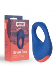 Синее эрекционное кольцо RRRING Dinner Date Cock Ring - FeelzToys - в Астрахани купить с доставкой