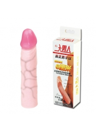 Удлиняющая насадка на пенис Deep Love - 21,5 см. - Baile - в Астрахани купить с доставкой
