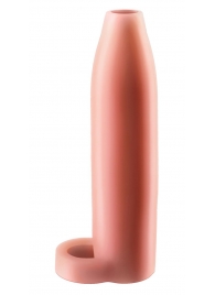 Телесная насадка Real Feel Enhancer XL - 17 см. - Pipedream - в Астрахани купить с доставкой
