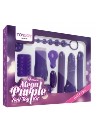 Эротический набор Toy Joy Mega Purple - Toy Joy - купить с доставкой в Астрахани