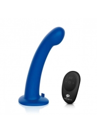Синяя насадка Remote Control P-Spot G-Spot с черными трусиками - 20 см. - Pegasus - купить с доставкой в Астрахани