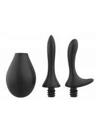 Черный анальный душ Nexus Anal Douche Set с 2 сменными насадками - Nexus Range - купить с доставкой в Астрахани