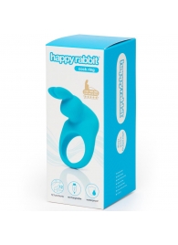Голубое эрекционное виброкольцо Happy Rabbit Rechargeable Rabbit Cock Ring - Happy Rabbit - в Астрахани купить с доставкой