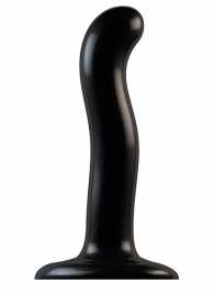 Черный фаллоимитатор-насадка Strap-On-Me P G spot Dildo size S - 16,4 см. - Strap-on-me - купить с доставкой в Астрахани