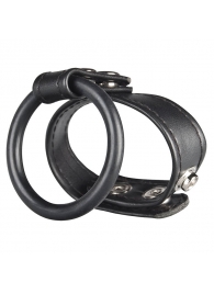 Двойное кольцо выносливости на пенис DUAL STAMINA RING - BlueLine - в Астрахани купить с доставкой