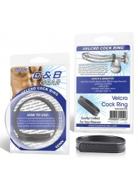 Кольцо на пенис из искусственной кожи на липучке VELCRO COCK RING - 5 см. - BlueLine - в Астрахани купить с доставкой
