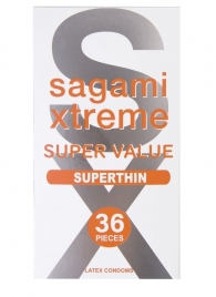 Ультратонкие презервативы Sagami Xtreme Superthin - 36 шт. - Sagami - купить с доставкой в Астрахани
