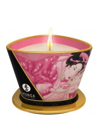 Массажная свеча Rose Petals с ароматом розы - 170 мл. - Shunga - купить с доставкой в Астрахани