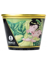 Массажная свеча Exotic Green Tea с ароматом зелёного чая - 170 мл. - Shunga - купить с доставкой в Астрахани