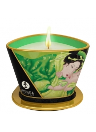 Массажная свеча Exotic Green Tea с ароматом зелёного чая - 170 мл. - Shunga - купить с доставкой в Астрахани