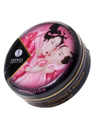 Массажная свеча Rose Petals с ароматом розы - 30 мл. - Shunga - купить с доставкой в Астрахани