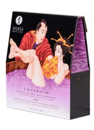 Соль для ванны Lovebath Sensual lotus, превращающая воду в гель - 650 гр. - Shunga - купить с доставкой в Астрахани