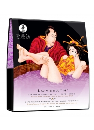 Соль для ванны Lovebath Sensual lotus, превращающая воду в гель - 650 гр. - Shunga - купить с доставкой в Астрахани