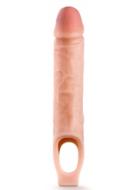 Телесная насадка на пенис 10 Inch Cock Sheath Extender - 25 см. - Blush Novelties - в Астрахани купить с доставкой