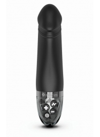 Черный вибратор с электростимуляцией Real Deal Neal - 16,5 см. - MyStim - купить с доставкой в Астрахани